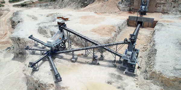 100t Stationary Aggregate Crushing Plant In Indonesia