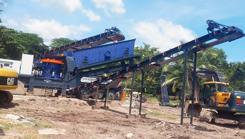 mobile crusher for granite